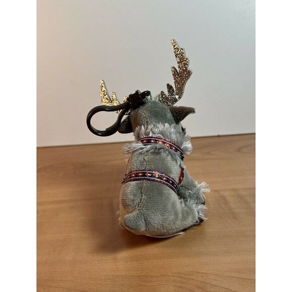 TY Beanie Babies Frozen II Sparkle Sven Keychain Disney Christmas Plush 4” - Picture 4 of 7